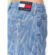 Rifľová mini sukňa Tommy Jeans