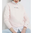 Ružová mikina bez kapucne Tommy Jeans Ružová mikina bez kapucne Tommy Jeans