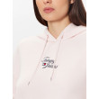 Dámska ružová mikina s kapucňou Tommy Jeans Dámska ružová mikina s kapucňou Tommy Jeans
