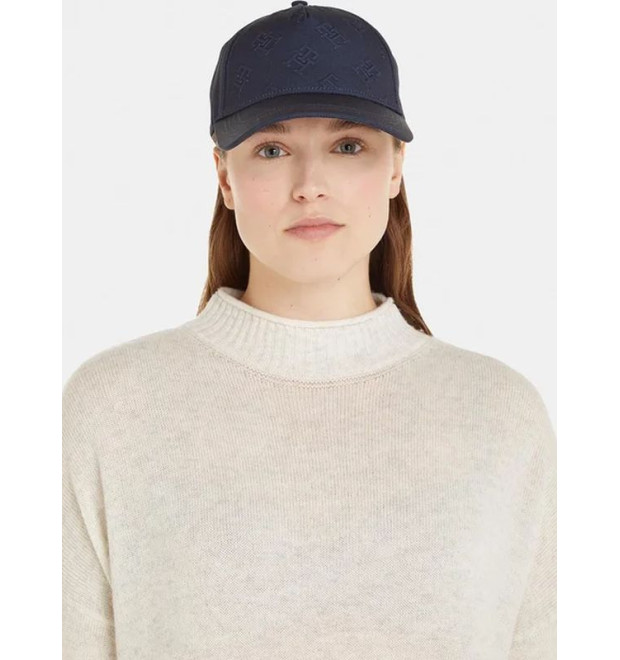 Tmavomodrá dámska šiltovka Tommy Hilfiger Tmavomodrá dámska šiltovka Tommy Hilfiger