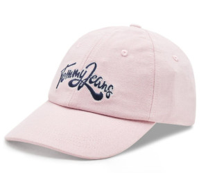 Šiltovka v ružovej farbe Tommy Jeans