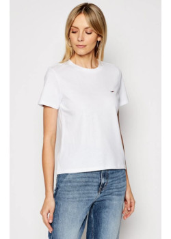 Dámske biele tričko s krátkym rukávom Tommy Jeans