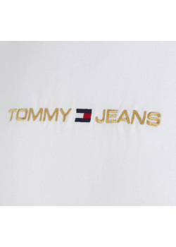 Tričko Tommy Jeans v bielej farbe