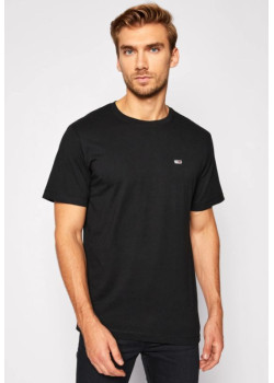 Pánske čierne  tričko s malým logom Tommy Jeans