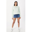 Zelená mikina bez kapucne Tommy Jeans Zelená mikina bez kapucne Tommy Jeans