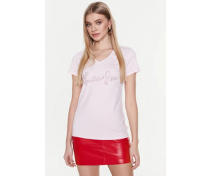 Dámske ružové tričko LIU-JO s véčkovým výstrihom