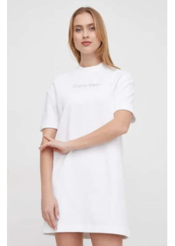 Biele tričkové šaty Calvin Klein
