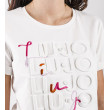 Dámske biele tričko LIU-JO s 3D potlačou