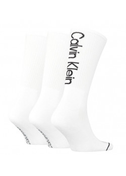 Biele ponožky 3Pack Calvin Klein v univerzálnej veľkosti