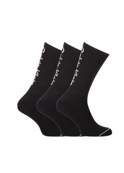 Čierne ponožky 3Pack Calvin Klein v univerzálnej veľkosti