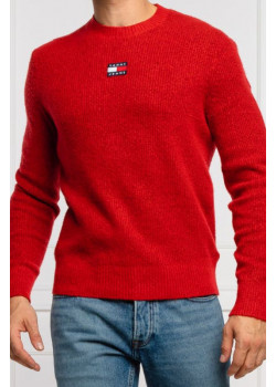 Pánsky červený pulóver Tommy Hilfiger