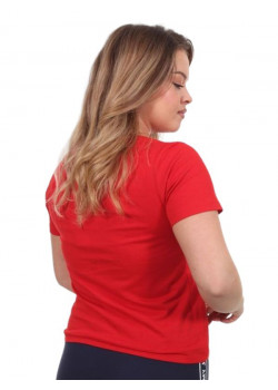 Tommy Jeans červené dámske tričko