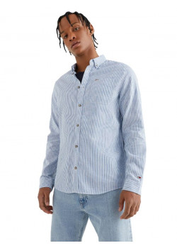 Pánska pruhovaná košeľa s dlhým rukávom Tommy Hilfiger