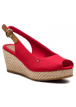 Letné červené sandále Tommy Hilfiger