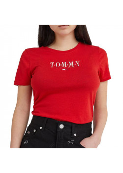 Tommy Jeans červené tričko