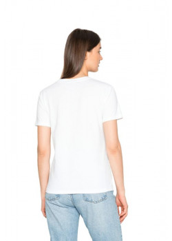 Dámske biele tričko s krátkym rukávom Calvin Klein