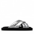 Papuče Calvin Klein strieborné Papuče Calvin Klein strieborné