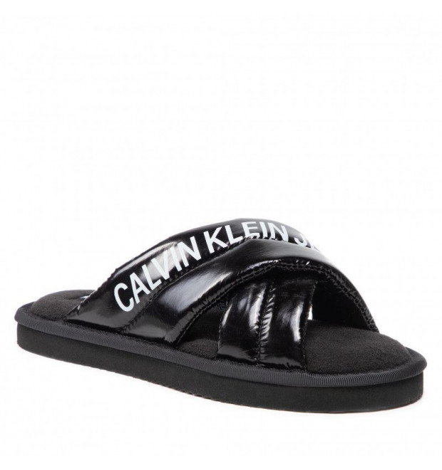 Papuče Calvin Klein čierne Papuče Calvin Klein čierne