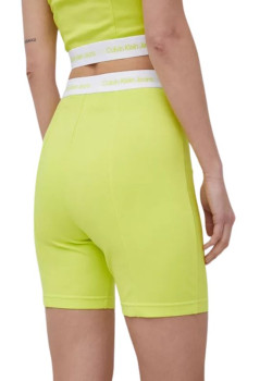 Cyklistické limetkové šortky Calvin Klein