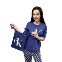Dámske pyžamo Calvin Klein modré Dámske pyžamo Calvin Klein modré