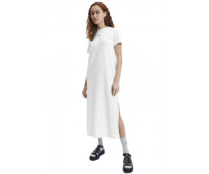 Teplákové dlhé biele šaty Calvin Klein