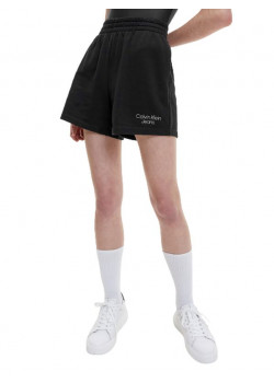 Dámske čierne bavlnené šortky Calvin Klein