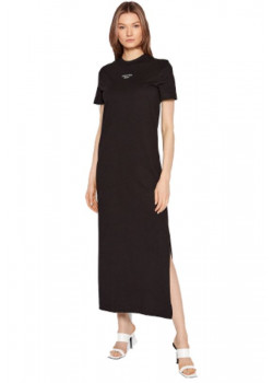 Dlhé čierne letné šaty Calvin Klein
