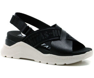 Čierne kožené sandále Hispanitas