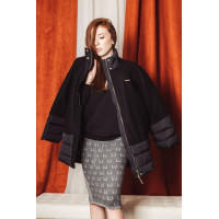 Liu Jo dámska bunda oversized čierna Liu Jo dámska bunda oversized čierna