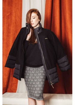 Liu Jo dámska bunda oversized čierna
