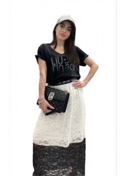 Čierno biela sukňa LIU-JO