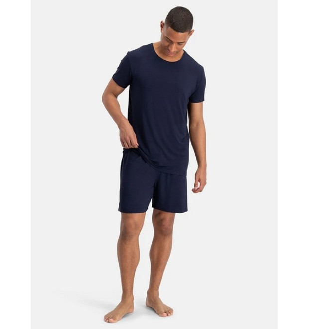 Bamboo Basics Nolan krátke pyžamo modré