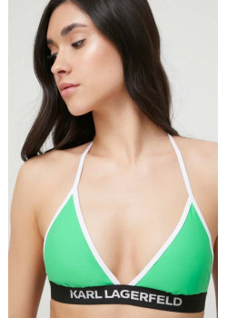 Dámske dvojdielne zelené plavky Karl Lagerfeld