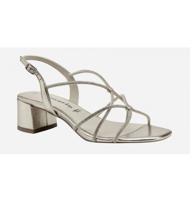 Elegantné zlaté sandále Tamaris Elegantné zlaté sandále Tamaris