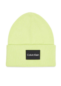 Zelená bavlnená čiapka Calvin Klein