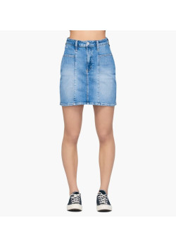 Calvin Klein dámska mini sukňa rifľová modrá
