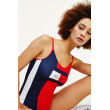 jednodielne plavky Tommy Hilfiger Blue/red jednodielne plavky Tommy Hilfiger Blue/red